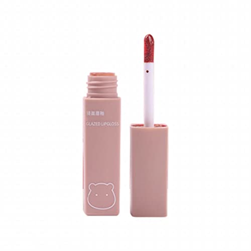 Vefsu Gloss Lip Glaze Glass Gloss Gloss não se atende ao filme de batom Lip Gloss Pacotes Lip Shiny para Lip Gloss fofo