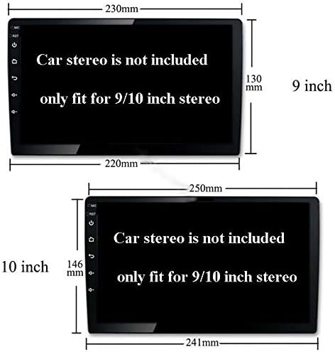 Quadro de rádio de carros de 10,1 polegadas para Toyota Tundra 2008-2018 DVD GPS Navi Player Painel Dash Kit de instalação