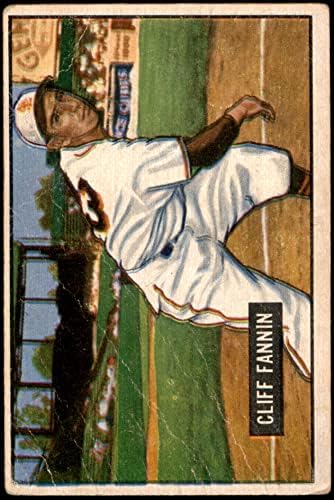 1951 Bowman 244 Cliff Fannin St. Louis Browns Fair Browns