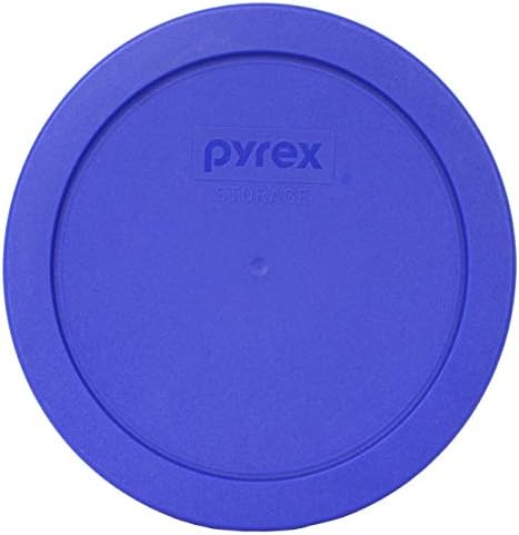 Pyrex 7201-PC Sapphire Blue redonda de plástico de plástico Substituição de substituição de alimentos, feita nos EUA