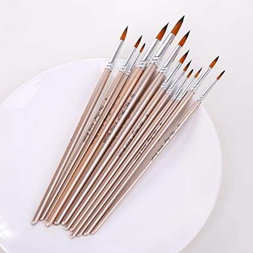 12pcs Artista Spike Binck Brushes Nylon Hair Watercolor Gouache