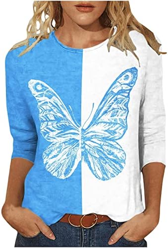 LOW FIT Top Girls Fall Fall Summer 3/4 Manga 2023 Roupas Crewneck Crewneck Camiseta de blusa casual para feminino 3n 3n