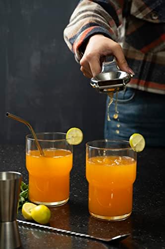 Lemonsoda Iced Coffee Girs - Conjunto de 6 xícaras empilháveis ​​perfeitas para suco de laranja, água, café ou smoothies