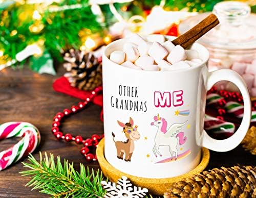 Canecas clássicas Outras avô me avomacorn Funny Coffee Coffee Caneca do Dia das Mães Presentes de Natal para Avó da filha filho neto