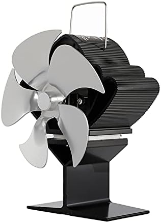 Syxysm 5- Fan de fogão alimentado por calor para o queimador de madeira silencioso aquecedor de ventilador de ventilador