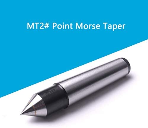 ATOLEE 1PC Taper Dead Center MT2# 60 graus Point Morse Taper Tiper