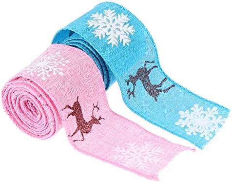 Valiclud 2 PCs Árvore de Natal pendurada Ribbon Decoration Presente de fita de embrulho