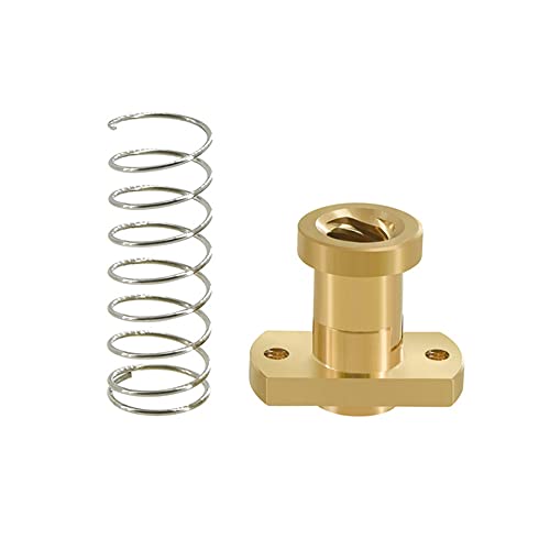 Zis do eixo z T8 Anti -reação da mola carregada de porca carregada de 8 mm de bronze t8x8 para impressora 3D