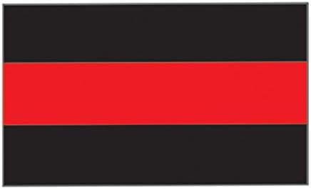 Rogue River Tactical Tain Red Line Bombeiro e adesivo EMT 5x3 ”Decal