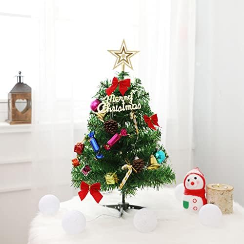 Aapie Artificial Christmas Home Decoration Small Trees com suporte de 50cm de férias artificial árvore de Natal para apartamentos