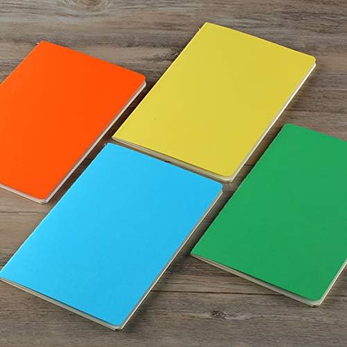 Xyark grande colorido de notebook em branco em massa com papel grosso sem revestimento, 8,5x11 polegadas, 60 páginas, cenário