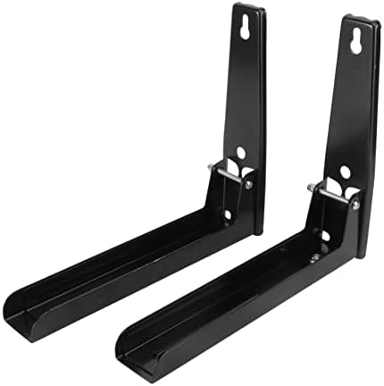 Zerodeko 1pc Microoves Rack Mount Mount Shelf Suporte de Microondas Suporte Microondas Plataforma de parede Microondas Prateleiras colapsáveis ​​sob gabinete Microondas Montagem de Microondas Rack de Microondas Kit de Microondas