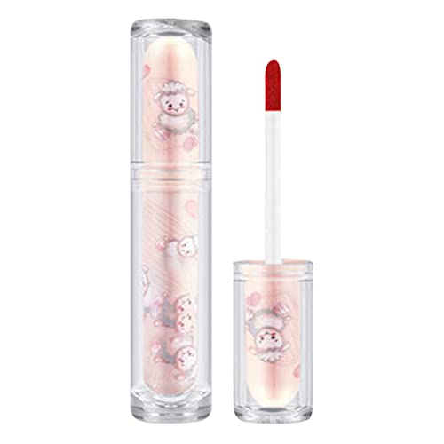 Xiahium Base labial de seda fofa de seda macia Lip Glaze Velvet Fácil de colorir Durável e não é fácil de tocar batom