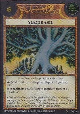 Cartão promocional francês anacronismo Yggdrasil P60