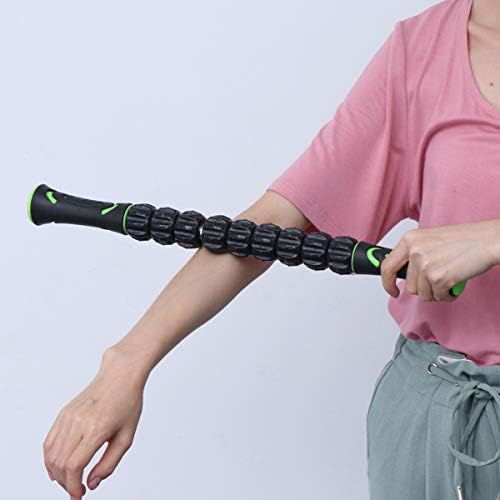 Oderol Lianxiao - Muscle roller bastão de espuma Massager atletas atletas Massage massageador de músculos da perna para reduzir a dor, perdendo aperto e cólicas calmantes pretas