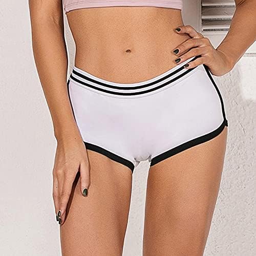 Miashui shorts de ioga feminina esportes de calça curta de ioga roupas esticadas casuais mulheres perneiras de ioga