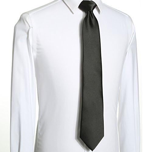 Kissties 63 '' XL amarre masculino de gravata de cetim sólida e sólida para homens grandes e altos