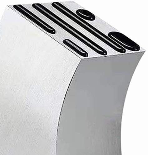 Llryn Solder de faca de aço inoxidável - Design Moderno Design Universal Faca Kitchen - Facia segura sem slot e fácil