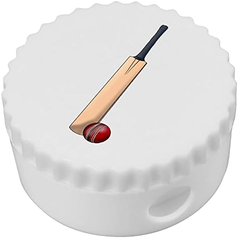 Azeeda 'Cricket Bat & Ball' Compact Pencil Sharpiner