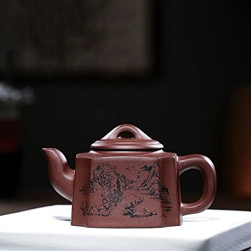 Bule de chá de cerâmica de bule para chá a granel, chá de flores domésticas, kung fu bule e conjunto de chá 330cc