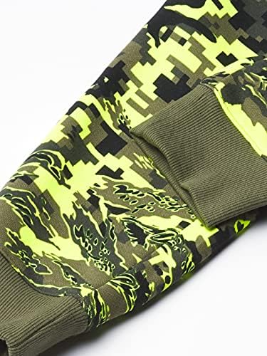 Under Armour Boys 'rival Fleece ABC Camo Joggers, Marine OD Green /Bamboo, Médio da Juventude