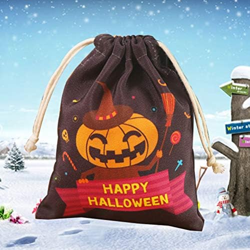 Bolsa de doces de Halloween de Abaodam Bolsa de Bolsa de Pumbo -Casa de Pumpa Funnidade Polsa Portátil Infantil Kids