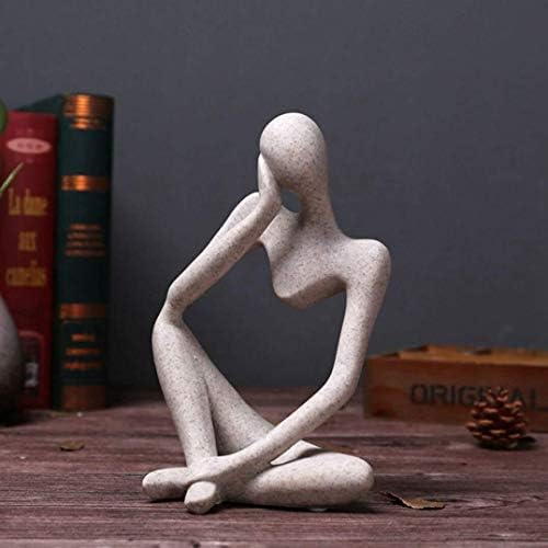 Estátua criativa estátua estatueta escultura abstrata da sala de estar Office Office Sandstone Ornamentos