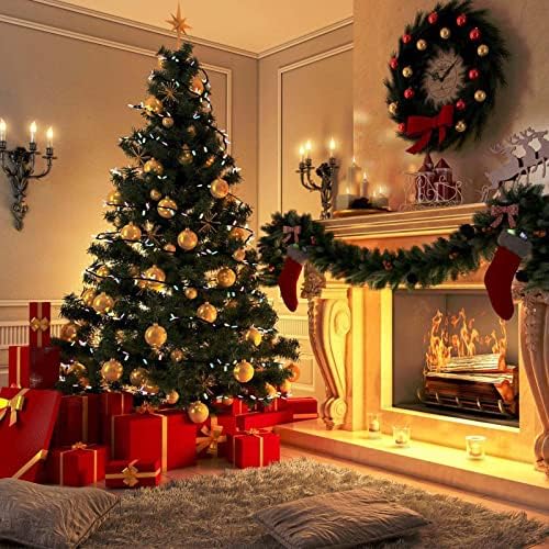 Árvore de Natal artificial de 6 pés, árvores de natal premium com 650 dicas de galhos, incluindo barata de base dobrável de