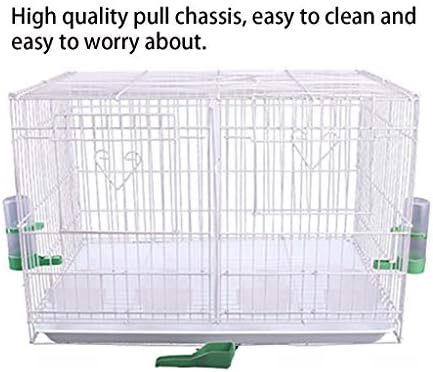Tyoo Bird Cage Pet Supplies Adequado para pequenos pássaros usados ​​como ninho com partição adequada para a maioria das gaiolas