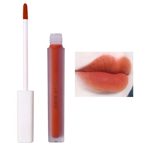 Xiahium Glitter solto para Lip Gloss Ice Mist Cloud Air Lip Velvet Lipstick e Cheek Lip Glaze Baixa Baixa Dipe Bushes Longo