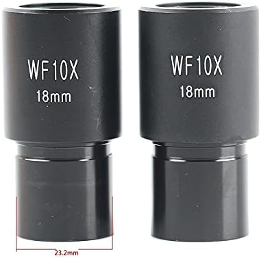 Acessórios para microscópio de laboratório 2pcs/conjunto microscópio biológico wf5x wf10x wf16x wf20x wf25x wf30x acessório, 23,2 mm de diâmetro