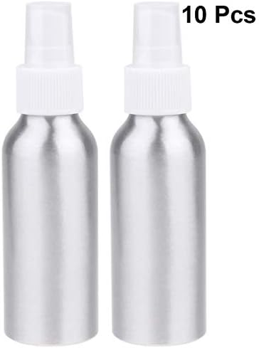 ALREMO XINGHUANG - 10pcs 100ml Mangueta garrafas de spray de metal maquiagem vazia Recipiente recipiente garrafa de pulverizador