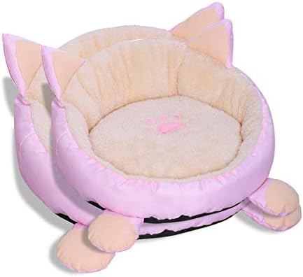 Cama de cão de pet -pet -cães de gato de gato canteiros para gaiola de cachorro canis de gato almofada de lã de lã lavável