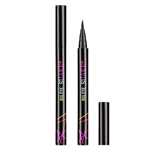 Otfmvch Make Up Pen Black Eyeliner à prova de suor de secagem rápida sem maquiagem de 1,5 ml