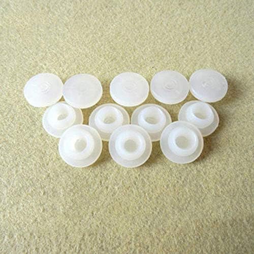 Lantao 1000pcs/lote 20mm Plugue de rolhas de borracha de silicone de 20 mm para frascos de garrafa de vidro médico