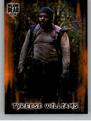 2018 Topps Walking Dead Hunters e The Hunted Orange 25 Tyreese Williams Trading Card