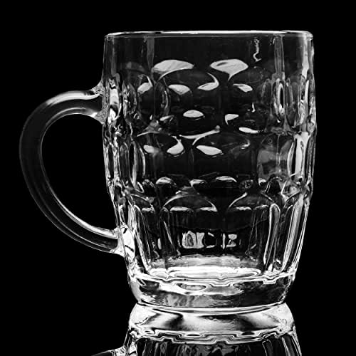 Burns Glass Alemã estilo alemão 19 oz caneca de cerveja Dimple