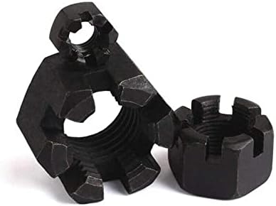 Minh Hi 10 peças aço carbono aço hexagonal porca de nozes acessórios de hardware com dentes -