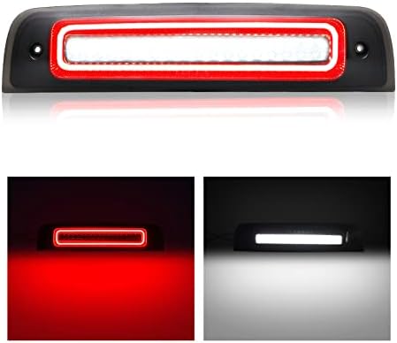 Shinefit LED 3ª Terceira luz do freio + barra de luz da cauda compatível com RAM 2500 3500 DUE FULY 2010-2018