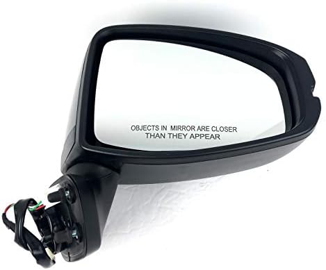 Spieg HO1321332 Substituição do espelho lateral do passageiro para Honda Fit 2015-2019 Power não aquecida preto 3pin