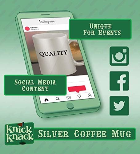 Presentes Knick Knack Há uma primeira vez para tudo! - Copo de caneca de café de 11 onças de prata