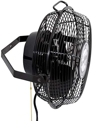 Air King 9312 Industrial Grade de alta velocidade Ventilador de montagem múltipla, 12 polegadas e 9318 de alta velocidade de alta velocidade, 18 polegadas, preto