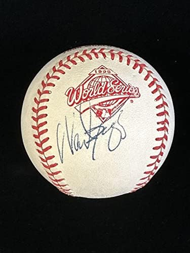 Wade Boggs Hof NY Yankees assinou o Baseball da World Series de 1996 com holograma - bolas de beisebol autografadas