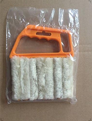 Microfiber sete persianas de dentes Brush de limpador de janela Fácil de desmontar o ar condicionado lavável Duster