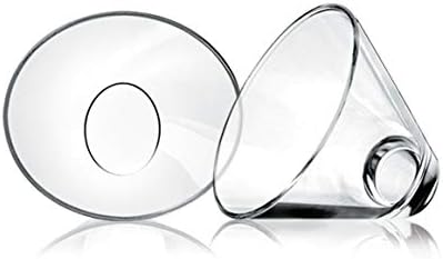 Barski - vidro europeu - óculos de copos à moda dupla e antiquados - projetados exclusivamente - conjunto de 6-10,5 oz. - Feito na Europa