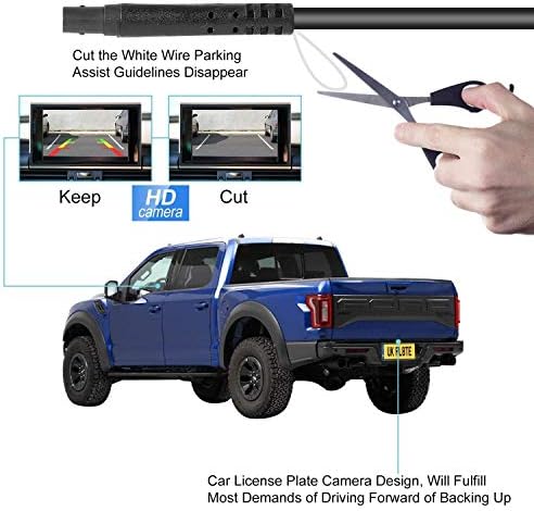 Câmera de reversão de veículos específicos integrada na campanha de backup da licença leve da placa de placa para mini