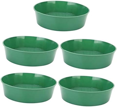 Criação de jardim 5pcs composto de plástico verde