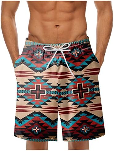 Man Swim Turncos Mens Primavera Summer Shorts Casuais Calças Impressas Praça de praia com bolsos 38 Troncos de natação