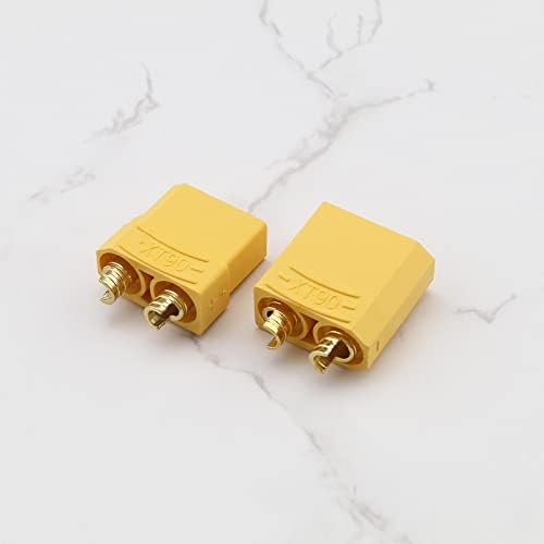 10pcs XT-90 Adaptador feminino do conector feminino plugue XT90 Conectores de bala masculino Plugues Substituição para RC Car CarPlane Helicopter Plastic Plastic