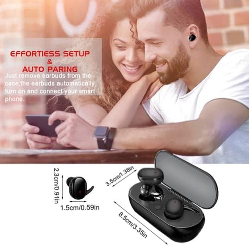 Wireless Bluetooth Headset Sports Ear fone de ouvido Sports Redução de ruído 3D fone de estar estéreo com microfone